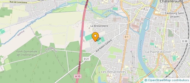 localisation de l'entreprise MADAME CHRISTINE COLLIN  CHATELLERAULT