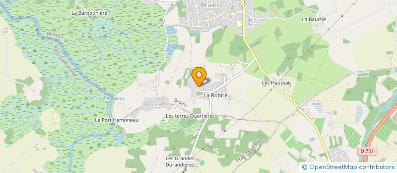 localisation de l'entreprise MADAME CHRISTINE COLOMBAN  BRAINS