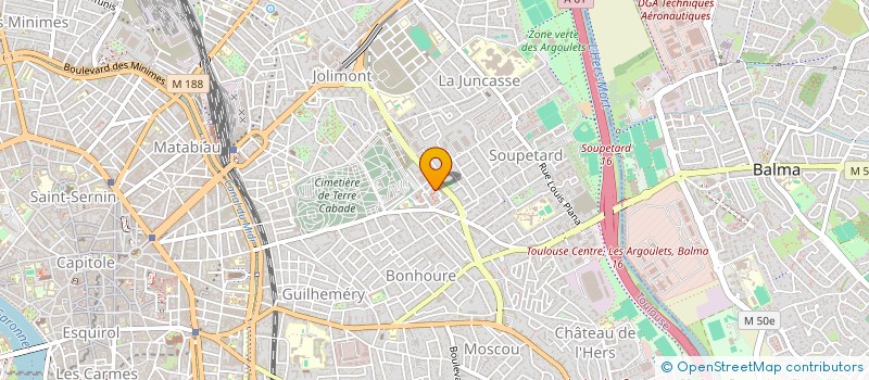 localisation de l'entreprise MADAME CHRISTINE COLY à TOULOUSE