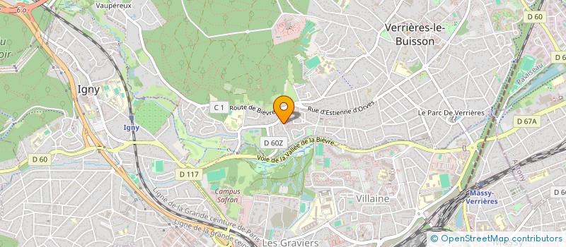 localisation de l'entreprise MADAME CHRISTINE COMMELIN  VERRIERES-LE-BUISSON