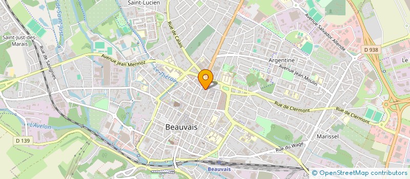 localisation de l'entreprise MADAME CHRISTINE COMPIEGNE  BEAUVAIS