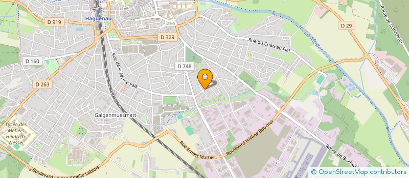 localisation de l'entreprise MADAME CHRISTINE CONSTANS  HAGUENAU