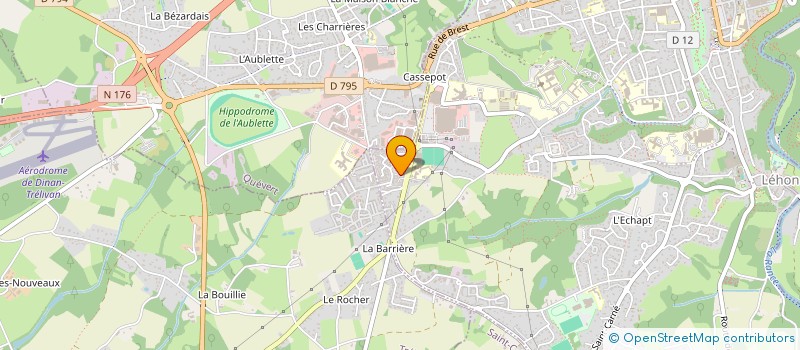 localisation de l'entreprise MADAME CHRISTINE CONTANT à DINAN