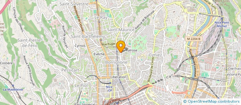 localisation de l'entreprise MADAME CHRISTINE COPPA à NICE