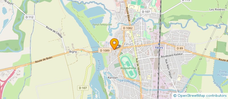 localisation de l'entreprise MADAME CHRISTINE COQUELET  FEURS