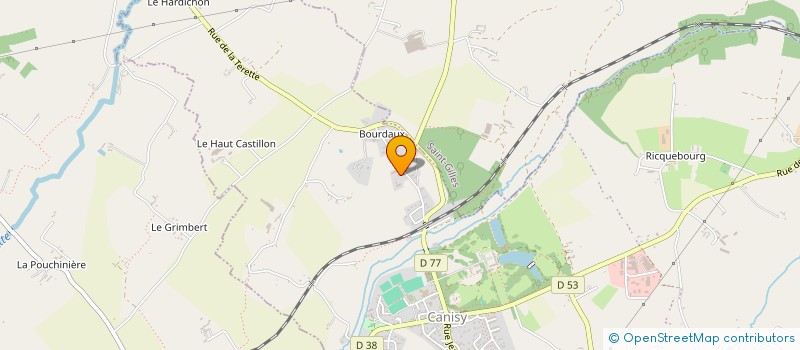 localisation de l'entreprise MADAME CHRISTINE CORBEHEM  CANISY