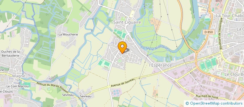 localisation de l'entreprise MADAME CHRISTINE CORDEAU  NIORT