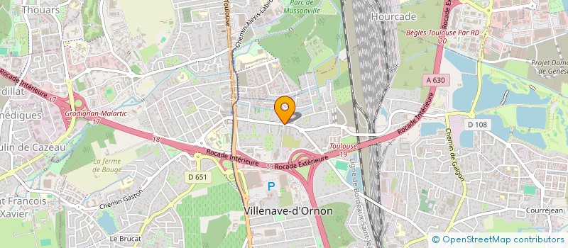 localisation de l'entreprise MADAME CHRISTINE CORDELLIER à VILLENAVE-D'ORNON