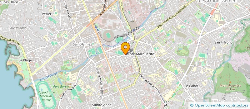 localisation de l'entreprise MADAME CHRISTINE CORLAY  MARSEILLE