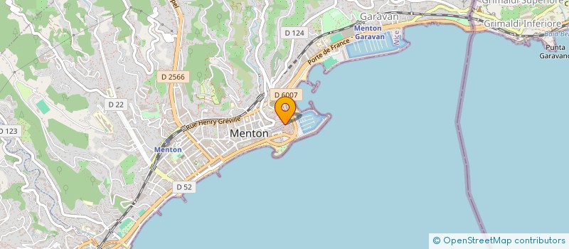 localisation de l'entreprise MADAME CHRISTINE CORRE  MENTON
