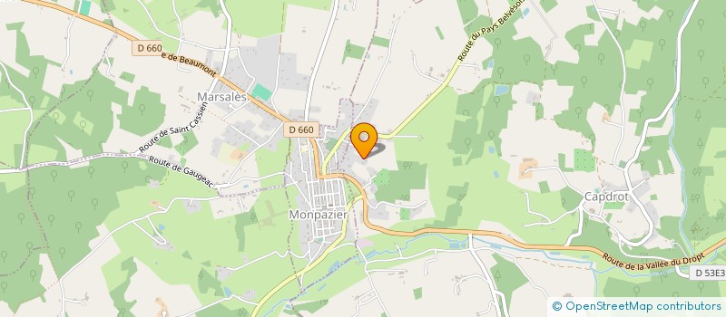 localisation de l'entreprise MADAME CHRISTINE COSI  SAINT-VITE