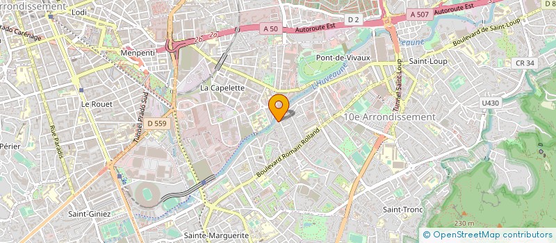 localisation de l'entreprise MADAME CHRISTINE COSTAGLIOTI à MARSEILLE