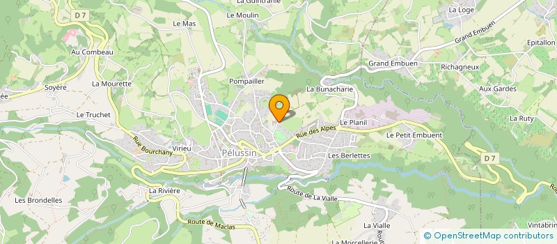 localisation de l'entreprise MADAME CHRISTINE COSTE  CHAVANAY