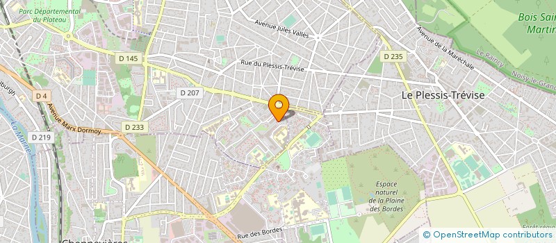 localisation de l'entreprise MADAME CHRISTINE COURAT à CHAMPIGNY-SUR-MARNE