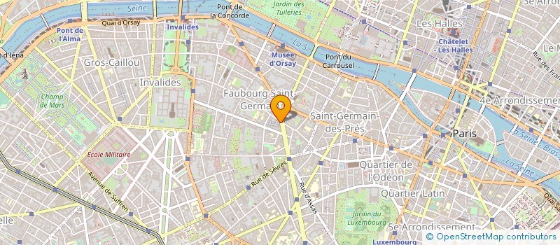 localisation de l'entreprise MADAME CHRISTINE COURREGE  PARIS