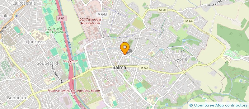 localisation de l'entreprise MADAME CHRISTINE COURTOIS à BALMA