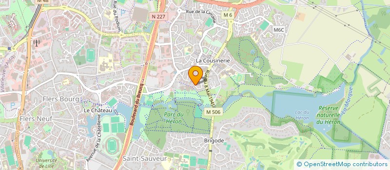 localisation de l'entreprise MADAME CHRISTINE CREPEL à VILLENEUVE-D'ASCQ