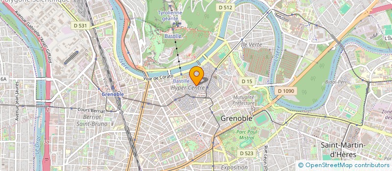 localisation de l'entreprise MADAME CHRISTINE CRIFO à GRENOBLE