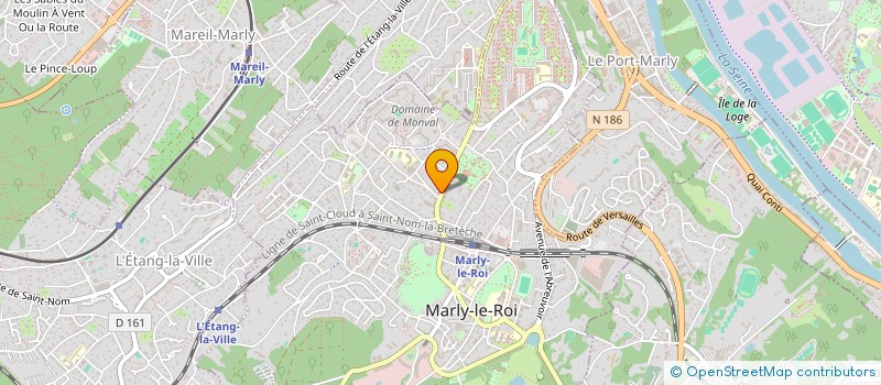 localisation de l'entreprise MADAME CHRISTINE CRON  MARLY-LE-ROI