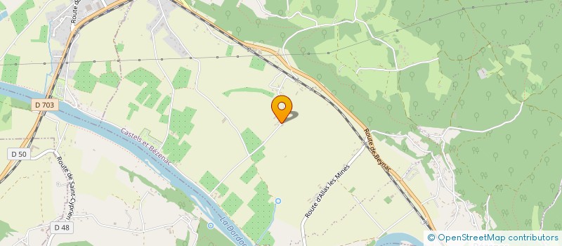 localisation de l'entreprise MADAME CHRISTINE CROUZEL  CASTELS ET BEZENAC