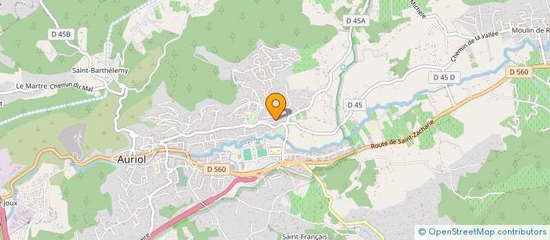 localisation de l'entreprise MADAME CHRISTINE CUELLO  AURIOL