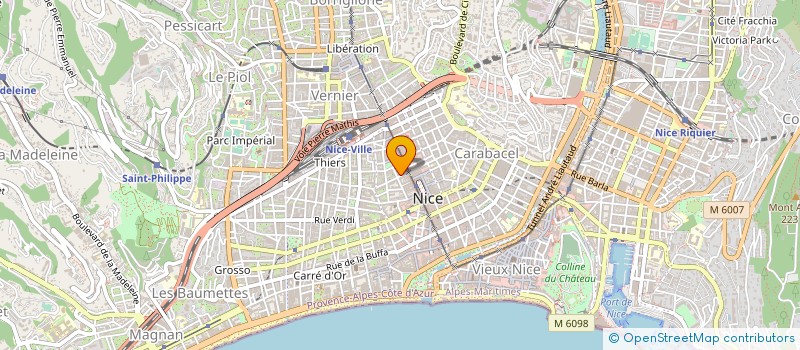 localisation de l'entreprise MADAME CHRISTINE CURCURU  NICE