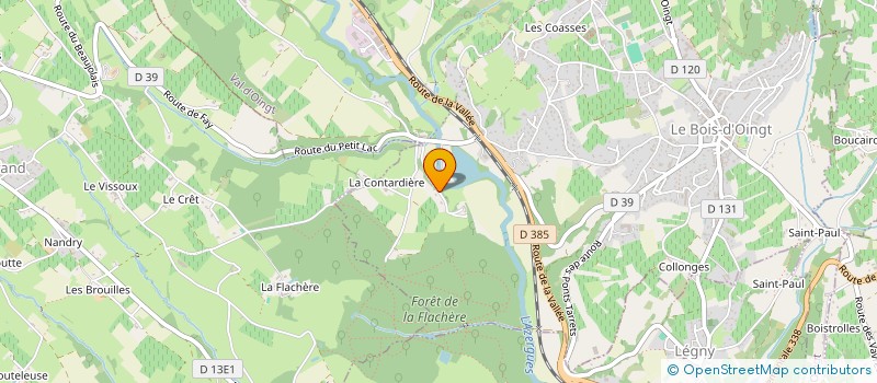 localisation de l'entreprise MADAME CHRISTINE CURT  VAL D'OINGT