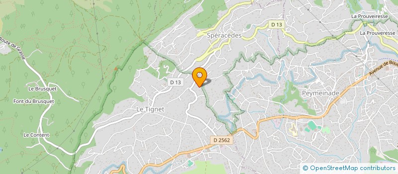 localisation de l'entreprise MADAME CHRISTINE D'ARCHIVIO  PEYMEINADE