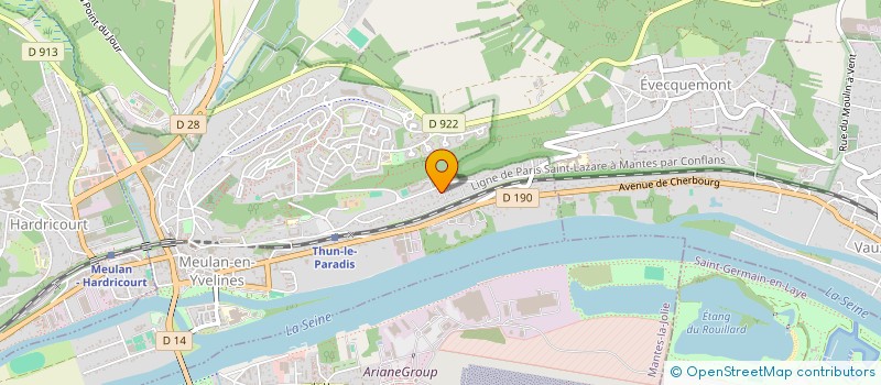 localisation de l'entreprise MADAME CHRISTINE DA COSTA  MEULAN-EN-YVELINES