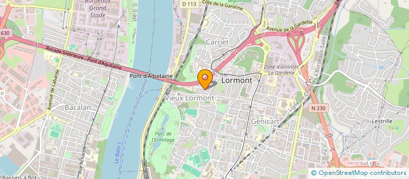 localisation de l'entreprise MADAME CHRISTINE DA MOTA  LORMONT