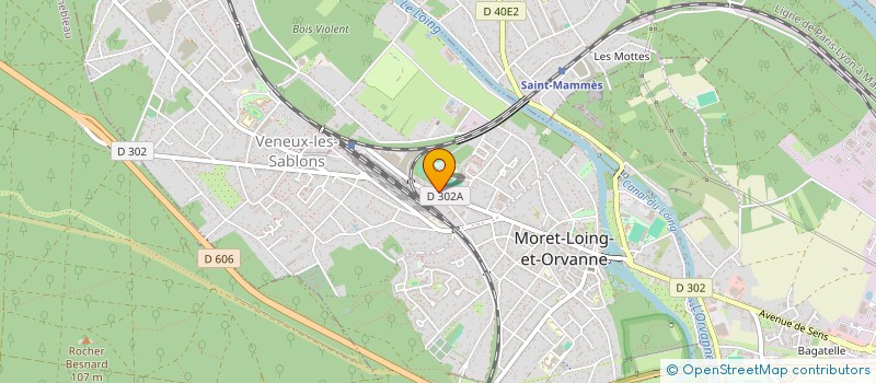 localisation de l'entreprise MADAME CHRISTINE DA SILVA CAPITAO  MORET-LOING-ET-ORVANNE