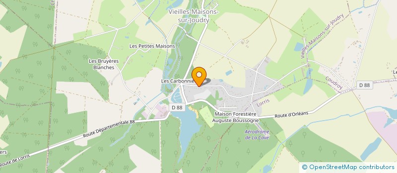 localisation de l'entreprise MADAME CHRISTINE DA SILVA DELGADO à VIEILLES-MAISONS-SUR-JOUDRY
