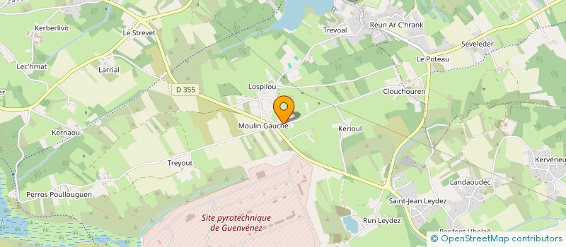 localisation de l'entreprise MADAME CHRISTINE DAIGRE  CROZON