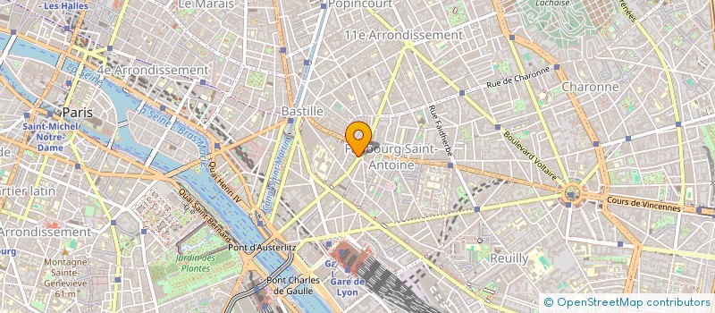 localisation de l'entreprise MADAME CHRISTINE DAMIGUET ARNAL  PARIS