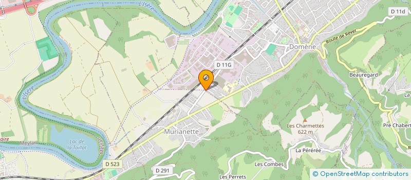 localisation de l'entreprise MADAME CHRISTINE DANET  DOMENE