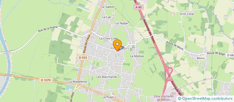 localisation de l'entreprise MADAME CHRISTINE DARBON à REPLONGES
