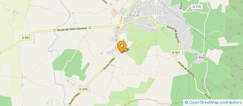 localisation de l'entreprise MADAME CHRISTINE DARCIS  BARJAC