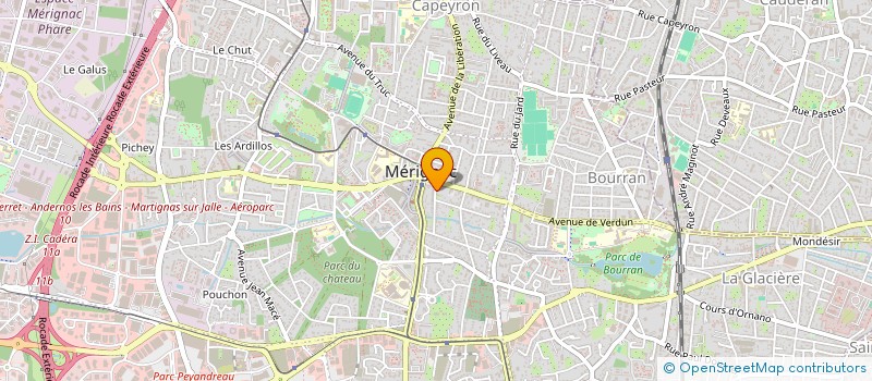 localisation de l'entreprise MADAME CHRISTINE DARTIGUES  MERIGNAC