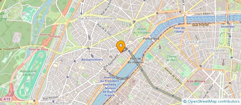 localisation de l'entreprise MADAME CHRISTINE DAUGAS  PARIS