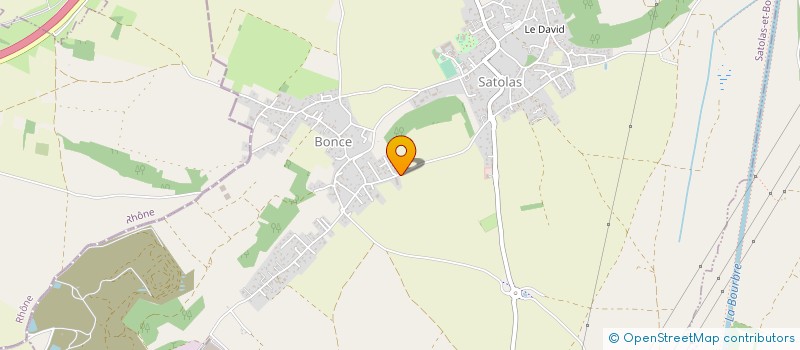 localisation de l'entreprise MADAME CHRISTINE DAUJARD  SATOLAS-ET-BONCE