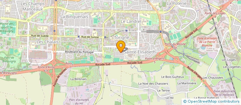 localisation de l'entreprise MADAME CHRISTINE DAUMALIN  RENNES