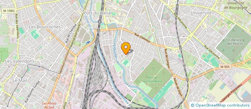 localisation de l'entreprise MADAME CHRISTINE DAUTIN  DIJON