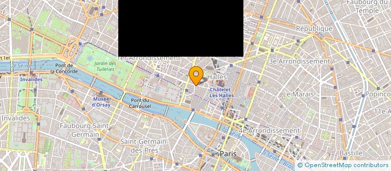 localisation de l'entreprise MADAME CHRISTINE DAVESNE à PARIS