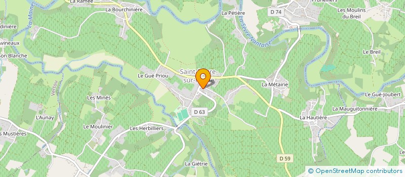 localisation de l'entreprise MADAME CHRISTINE DAVISSEAU  SAINT-FIACRE-SUR-MAINE