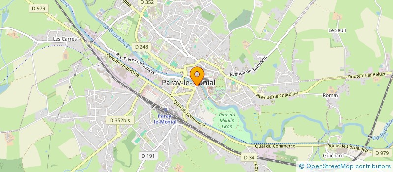 localisation de l'entreprise MADAME CHRISTINE DE BROSSES  PARAY-LE-MONIAL