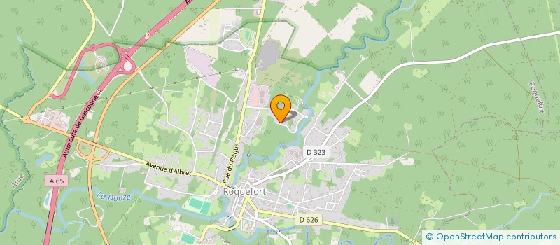 localisation de l'entreprise MADAME CHRISTINE DE MARCHI  ROQUEFORT