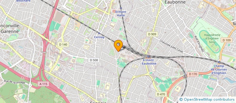 localisation de l'entreprise MADAME CHRISTINE DE MESQUITA  ERMONT