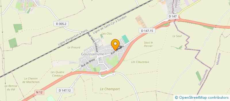 localisation de l'entreprise MADAME CHRISTINE DEBAISIEUX à GOUSSAINVILLE