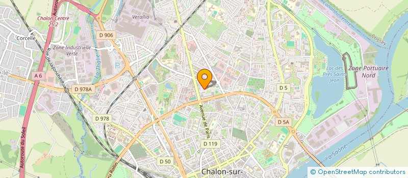 localisation de l'entreprise MADAME CHRISTINE DEBISE à CHALON-SUR-SAONE