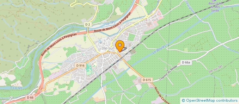 localisation de l'entreprise MADAME CHRISTINE DECAMP  ILLE SUR TET